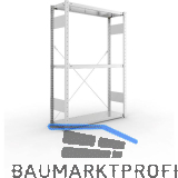 META Steck-Grundregal 1500 x 1000 x 300 mm 3 Fachb�den 150 kg