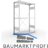 META Steck-Grundregal 1500 x 1000 x 400 mm 3 Fachb�den 150 kg