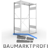 META Steck-Grundregal 1500 x 1000 x 500 mm 3 Fachb�den 150 kg