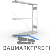 META Steck-Anbauregal 1500 x 1300 x 300 mm 3 Fachb�den 230 kg