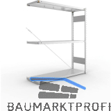 META Steck-Anbauregal 1500 x 1300 x 400 mm 3 Fachb�den 230 kg