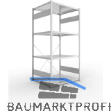 META Steck-Grundregal 2000 x 1000 x 800 mm 4 Fachb�den 230 kg