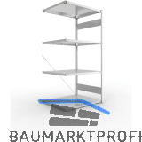 META Steck-Anbauregal 2000 x 1000 x 800 mm 4 Fachb�den 230 kg