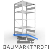 META Steck-Grundregal 2000 x 1000 x 800 mm 5 Fachb�den 230 kg