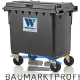 Gro�raum-M�llbeh�lter 770 Liter Kunststoff grau