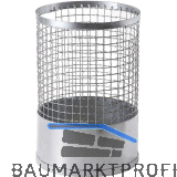 M�llkorb rund verzinkter Draht 70 Liter