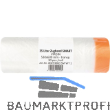 M�lls�cke Polyethylen 35 Liter, 15 my 530 x 600 mm mit Zugband wei�