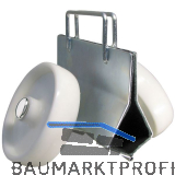 D�RNER + HELMER Plattenklemmwagen mit Polyamidr�der verzinkt Tragkraft 500 kg