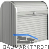 BIOHORT Rollladenbox StoreMax 120 silber-metallic