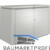 BIOHORT Gartenschrank HighBoard 200 silber-metallic