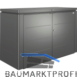 BIOHORT Gartenschrank HighBoard 200 dunkelgrau-metallic