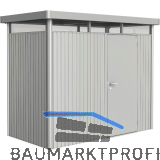 BIOHORT Ger�tehaus HighLine H1 silber-metallic