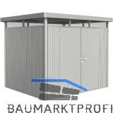 BIOHORT Ger�tehaus HighLine H3 silber-metallic Doppelt�r