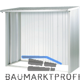 BIOHORT R�ckwand zu WoodStock 150 silber-metallic