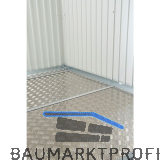 BIOHORT Alu-Bodenplatte 2855 x 2855 mm