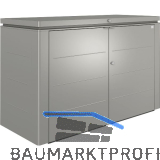 BIOHORT Gartenschrank HighBoard 200 quarzgrau-metallic