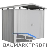 BIOHORT Ger�tehaus Panorama P1 silber-metallic 1-t�rig