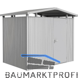BIOHORT Ger�tehaus Panorama P2 silber-metallic 1-t�rig