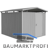 BIOHORT Ger�tehaus Panorama P5 silber-metallic 1-t�rig