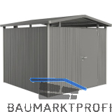 BIOHORT Ger�tehaus Panorama P4 quarzgrau-metallic 1-t�rig