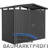 BIOHORT Ger�tehaus Panorama P1 dunkelgrau-metallic 1-t�rig