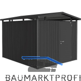 BIOHORT Ger�tehaus Panorama P5 dunkelgrau-metallic 1-t�rig