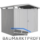 BIOHORT Ger�tehaus Panorama P2 silber-metallic 2-t�rig