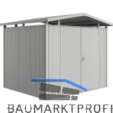 BIOHORT Ger�tehaus Panorama P3 silber-metallic 2-t�rig