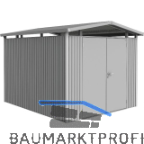 BIOHORT Ger�tehaus Panorama P5 silber-metallic 2-t�rig