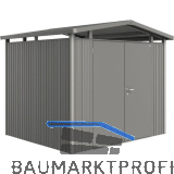 BIOHORT Ger�tehaus Panorama P3 quarzgrau-metallic 2-t�rig