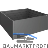 BIOHORT Hochbeet 2 x 2 dunkelgrau-metallic