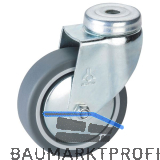 D�RNER + HELMER Lenkrolle TPE Fadenschutz 100 mm 55 kg R�ckenloch