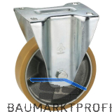 D�RNER + HELMER Bockrolle Polyurethan Alufelge 100 mm 200 kg