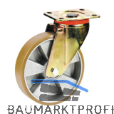 D�RNER + HELMER Lenkrolle Polyurethan Alu-Druckguss-Felge 200 mm 750 kg