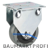 D�RNER + HELMER Bockrolle Gummi 50 mm 45 kg