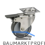 D�RNER + HELMER Lenkrolle TPE Feststeller 75 mm 50 kg