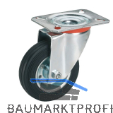 D�RNER + HELMER Lenkrolle Vollgummi Stahlfelge 250 mm 275 kg