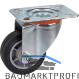 D�RNER + HELMER Lenkrolle TPE PP-Felge 80 mm 50 kg