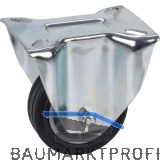 D�RNER + HELMER Bockrolle TPE PP-Felge 80 mm 50 kg