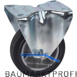 D�RNER + HELMER Bockrolle TPE PP-Felge 100 mm 70 kg