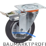 D�RNER + HELMER Lenkrolle TPE PP-Felge Feststeller 160 mm 150 kg