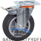 D�RNER + HELMER Lenkrolle TPE PP-Felge Feststeller 200 mm 210 kg