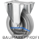 TENTE Bockrolle Elastik grau 200 mm 400 kg