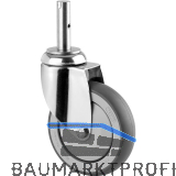 TENTE Lenkrolle Edelstahl Zapfenbefestigung 125 mm