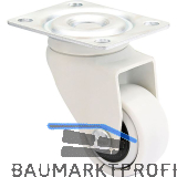 WAGNER Lenkrolle Kunstoff-Rad wei� 25 mm 12 kg