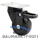 WAGNER Lenkrolle Kunstoff-Rad schwarz 50 mm 50 kg Feststeller