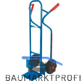 Stahl Rodel gesch�umte R�der Tragkraft 250 kg Schaufelgr��e 270 x 200 mm