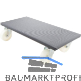 Transportroller Jumbo Polyamid Rad � 100 mm Tragkraft 350 kg/Platte 300 x 600mm