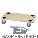 D�RNER + HELMER M�belroller Stabil Soft 590 x 290 mm m. Gummirollen 200 kg