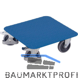 Kistenroller mit Riffelblech-Ladefl�che 500 x 500 mm Tragkraft 400 kg